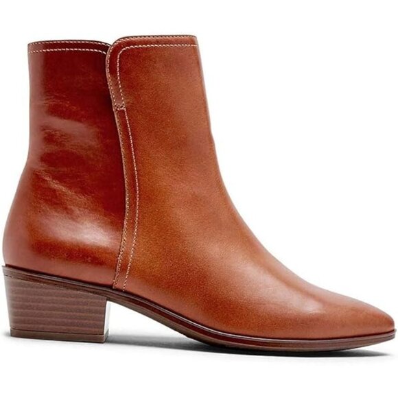 Rockport Shoes - Rockport Geovana Mid Boot - Womens 9 Tan Boot Medium